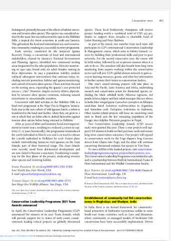 Establishment of Community-Led Fish Conservation Zones in Meghalaya and Manipur, India